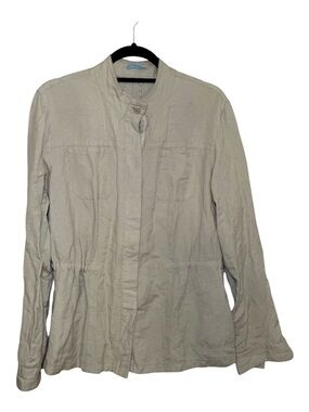 J. McLaughlin Light Beige Utility Jacket